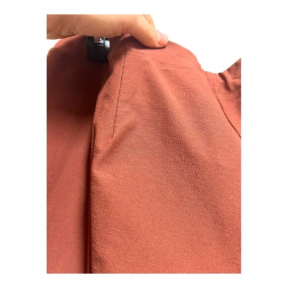 NWT Eileen Fisher Washable Terracotta Stretch Crepe Pants with Stretch Waist 1X - Picture 3 of 9